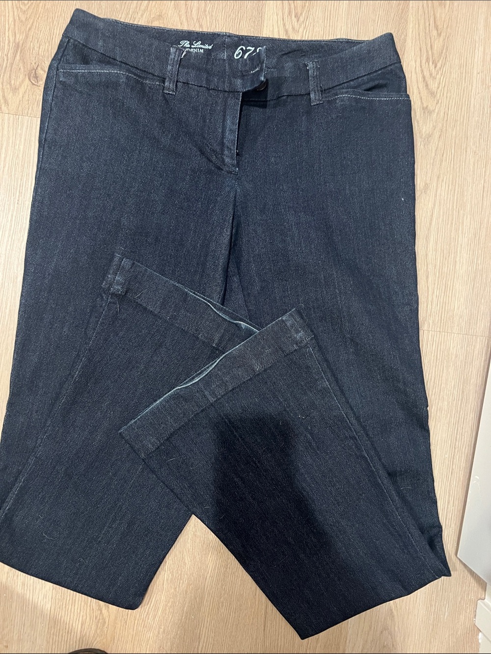 The Limited Women’s Dark Indigo Small Flare Leg Jeans